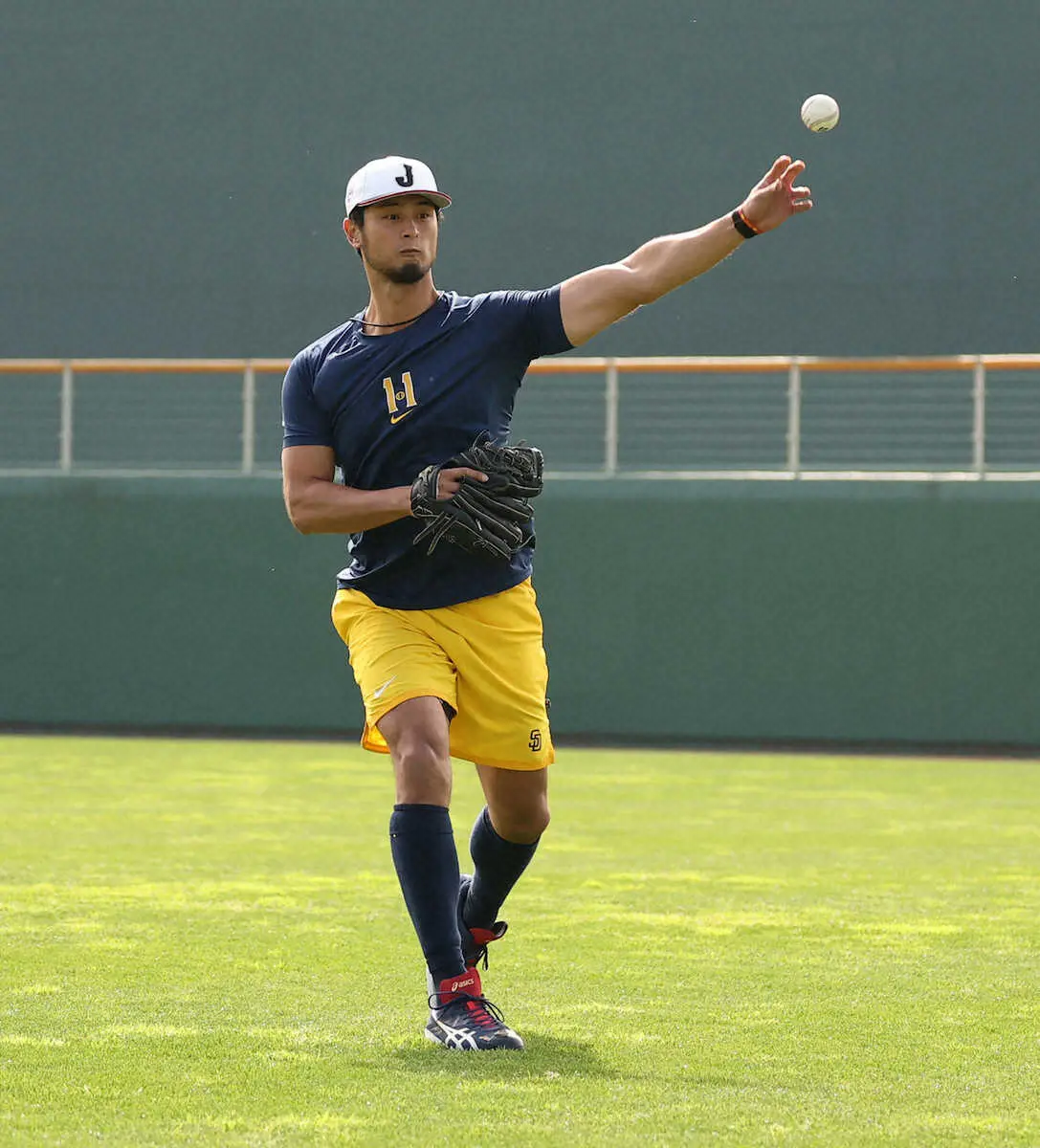 【画像・写真】【侍ジャパン】栗山監督「素晴らしい精度」休日返上ダルビッシュの左投げにびっくり　ダルは「頑張ります」