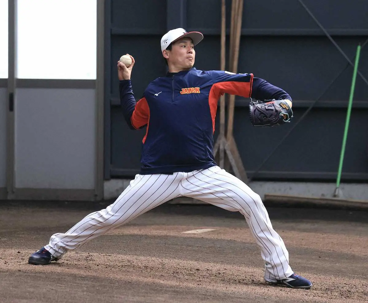 【画像・写真】【侍ジャパン】守護神候補・栗林　クローザーに「こだわりは何もない」　「与えられた場所で結果を」