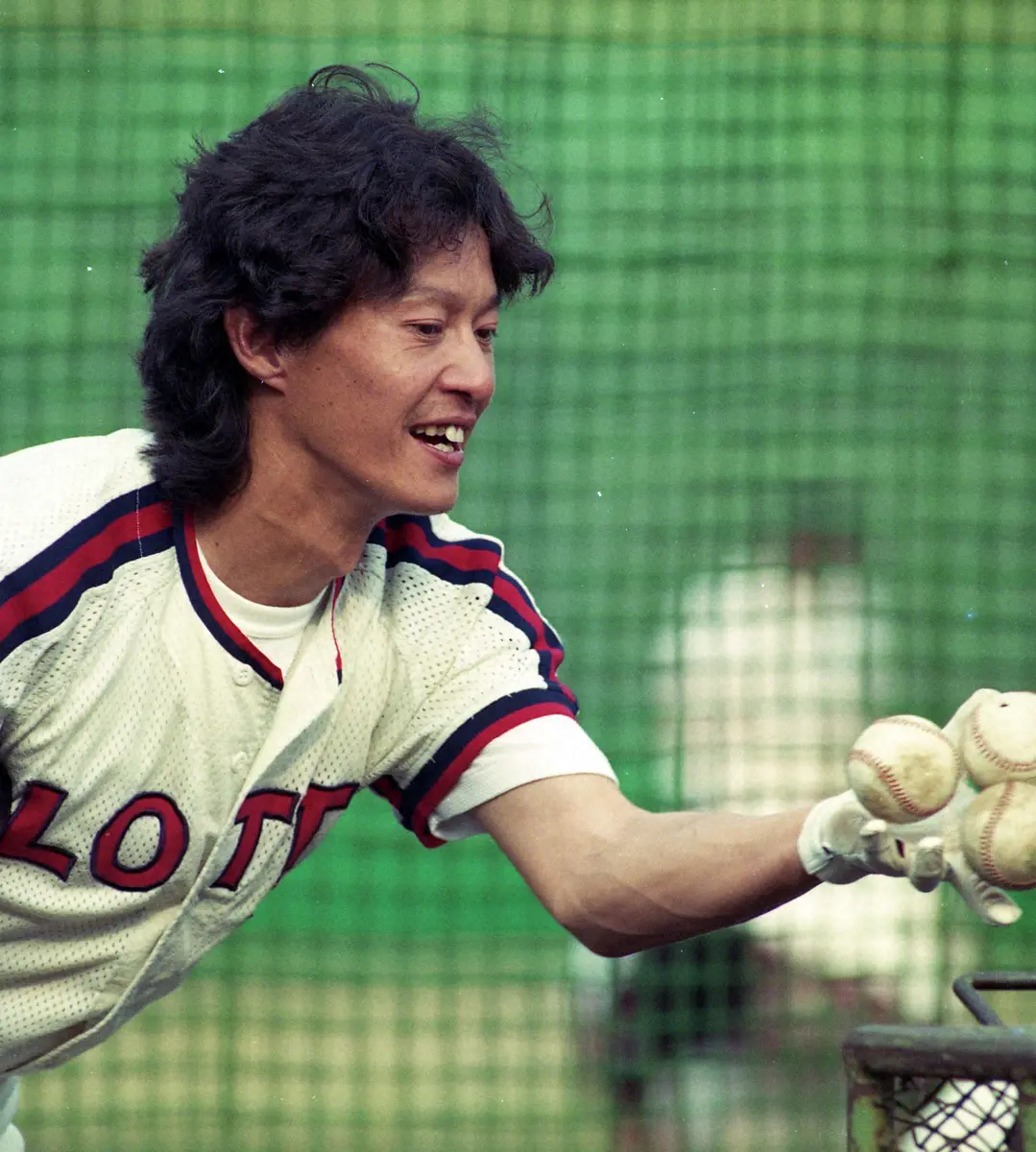【画像・写真】元ロッテ・水上善雄氏　10・19近鉄戦の伝説の美技を語る「バットに当たる瞬間に右足出ていた」