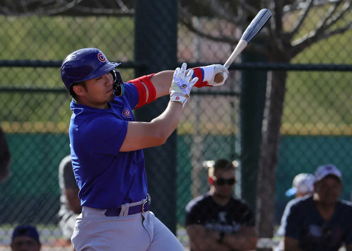 【画像・写真】カブス・誠也　悪天候でまたライブBP取りやめ…室内で調整