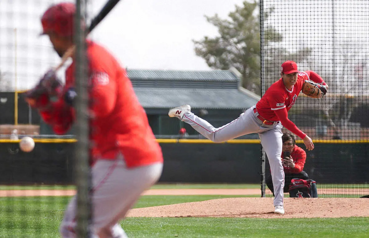 【画像・写真】エンゼルス・大谷　オープン戦初登板1日前倒しで“侍仕上げ”加速　代表合流見据え志願の変更