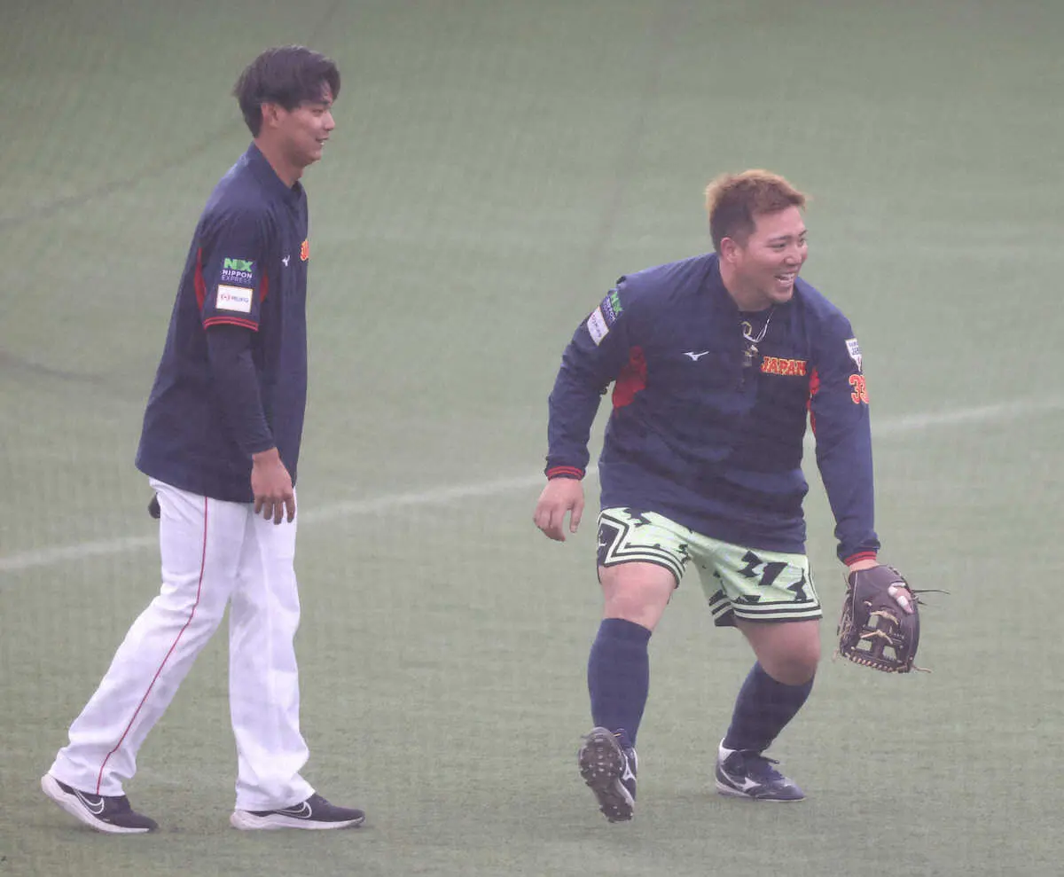 【画像・写真】西川　サポートメンバーとして侍合流　休日返上練習した山川とともに練習