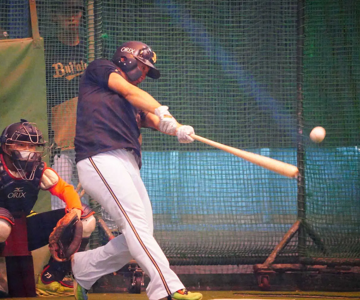 【画像・写真】オリックス・森　25日の紅白戦出場へ　お披露目舞台に意欲「投手の球を見てしっかり慣れたい」