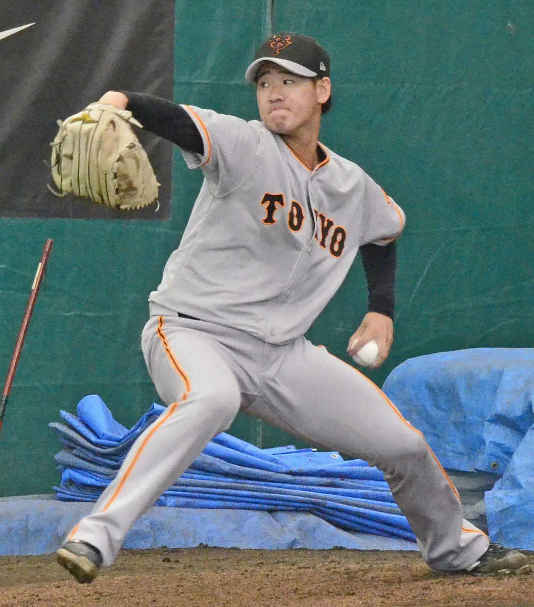【画像・写真】巨人・井上　25日の広島戦に先発し4イニング予定「しっかり抑えて自信をつけたい」