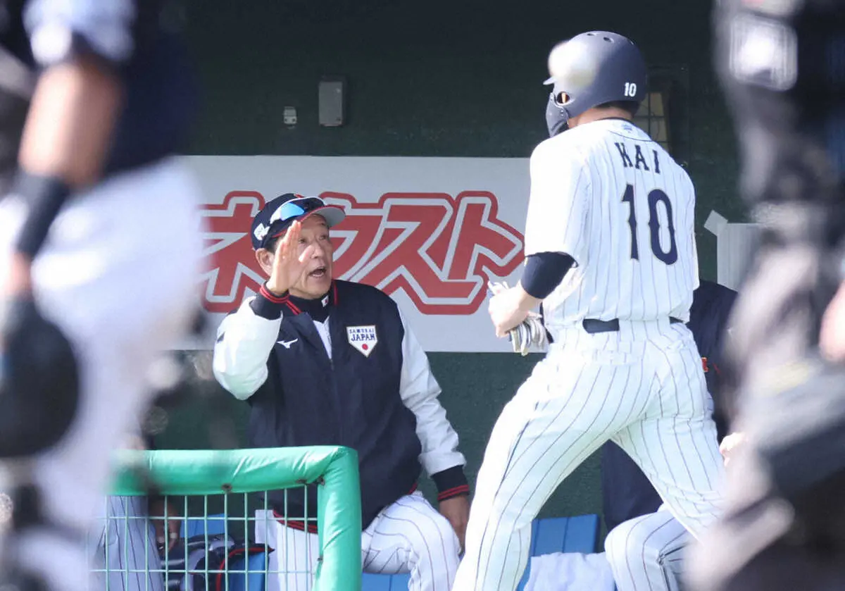 【画像・写真】侍J　2023年初陣飾るも投打とも明暗　岡本和3打点も村上無安打　守備陣も課題残す