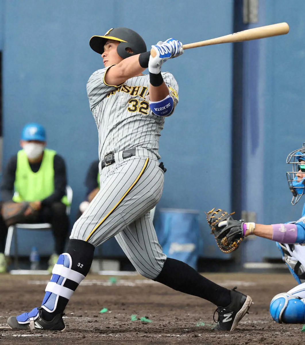 【画像・写真】阪神・井上　今春もう3号　前日の試合後に岡田監督からハッパかけられ結果出した