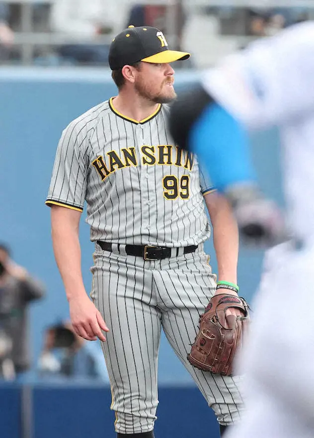 【画像・写真】阪神新助っ人のビーズリー　右膝痛で最終日に離脱「長引かなかったらええけど」岡田監督も古傷再発心配