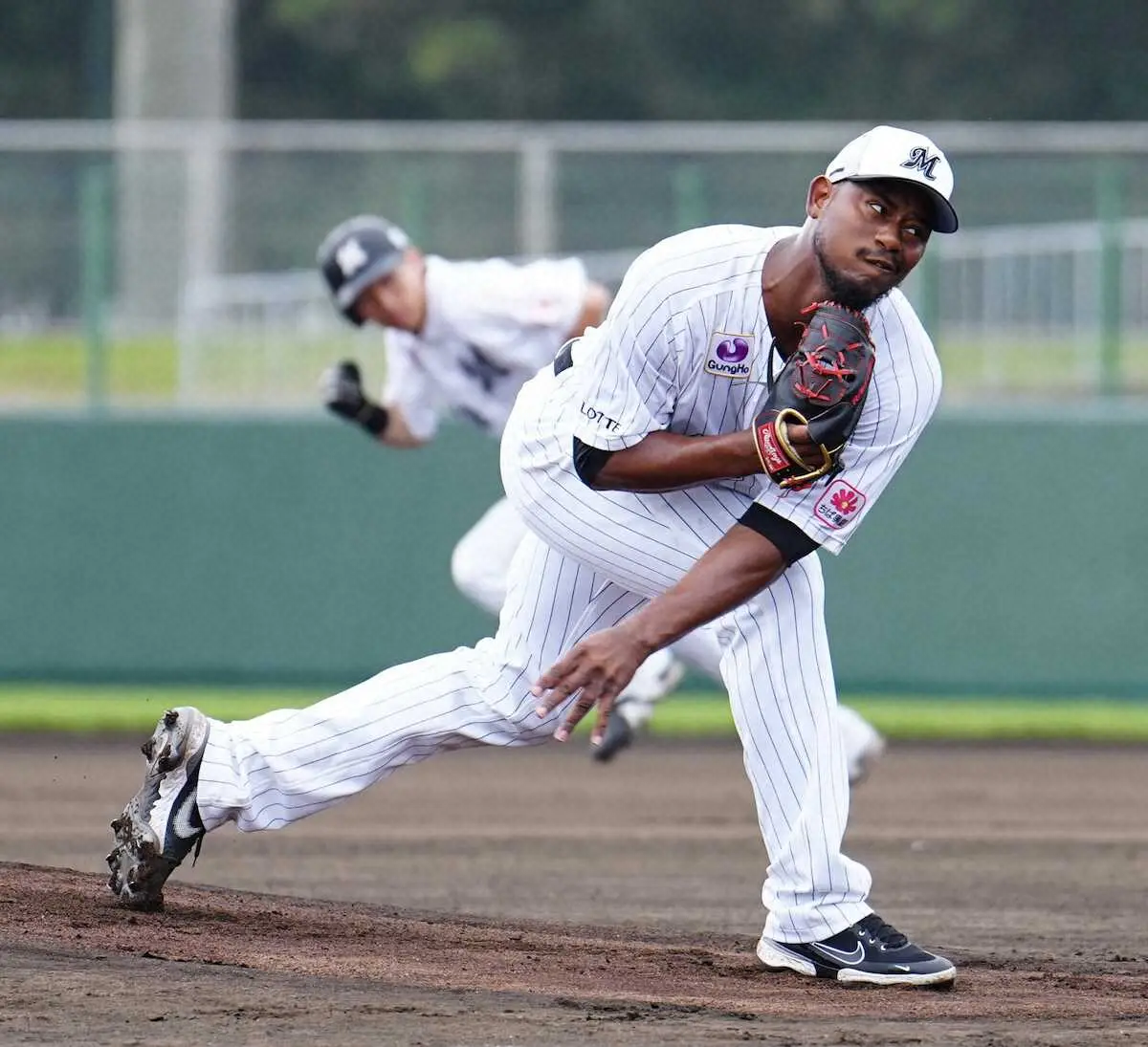 【画像・写真】ロッテ・メルセデス、今季初登板へ「テンポよくアグレッシブに投げたい」