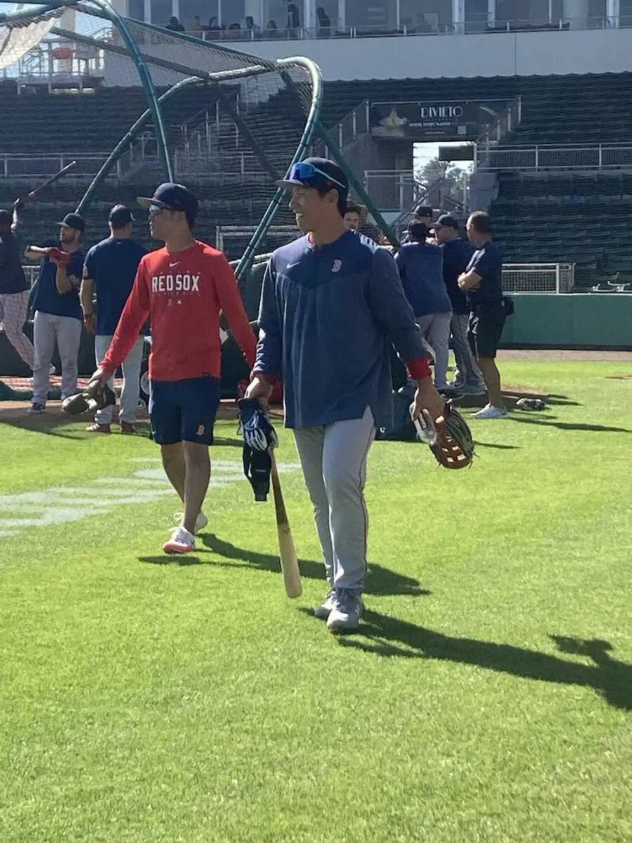 【画像・写真】Rソックス吉田「かける言葉も難しかった」誠也への思い　前夜に電話「また元気に再会を…という感じで」