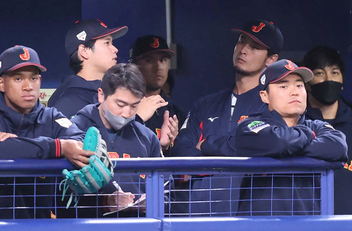 【画像・写真】ダル　大谷にトレーニングについて質問？大谷はジェスチャー交えて回答、ネット「会話が気になる」