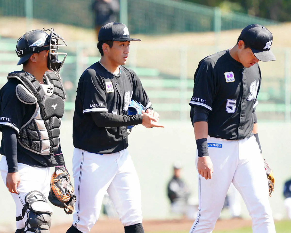 【画像・写真】ロッテ・小島　3回3失点も開幕投手へ「一つ一つ、精度を上げていけば大丈夫」