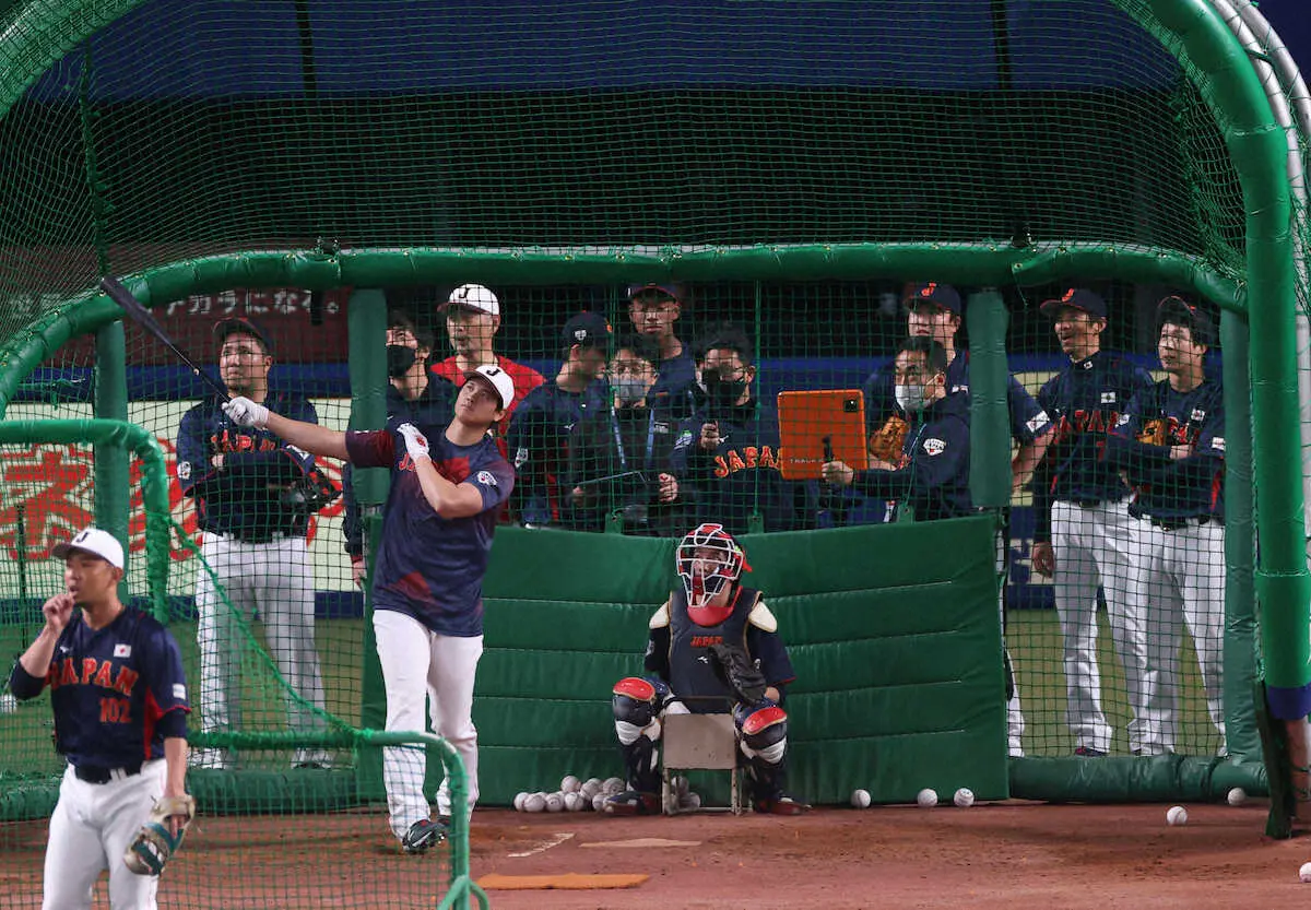 【画像・写真】【侍ジャパン】大谷翔平　衝撃の160メートル弾に「お金払って見る価値ある」「えっぐ」柵越え連発