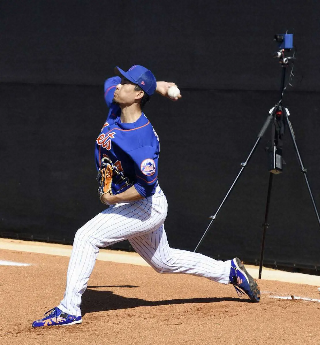 【画像・写真】メッツ・千賀　OP戦初登板へ「軽め」26球調整