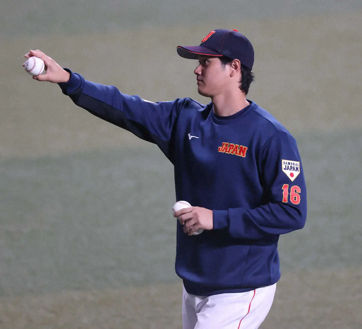 【画像・写真】【侍ジャパン】大谷翔平　試合に出なくてもSHOW　TIME！　試合後もナゴヤドームのファン沸かせた