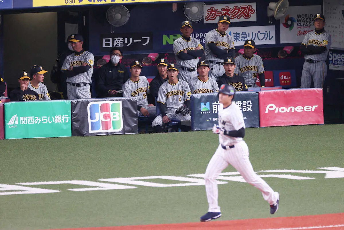 【画像・写真】阪神　大谷にボコられた…才木が富田が3ラン被弾、近本意地の今春実戦1号も