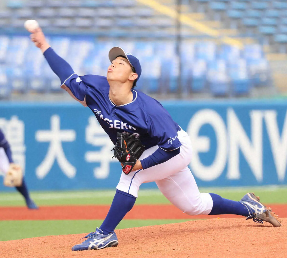 【画像・写真】エイジェック新人・河北　7回途中3失点「油断した瞬間に打たれてしまった」