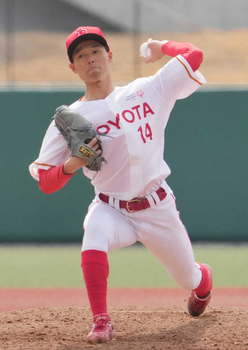 【画像・写真】トヨタ自動車、快勝発進　ルーキー・増居が1回完全デビュー「自分の投球をすることができた」