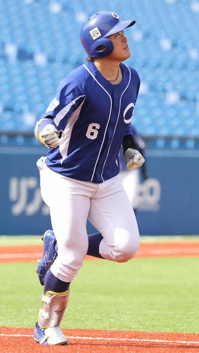 【画像・写真】王子・吉岡が決勝2ラン「何とかチャンスを広げようと」
