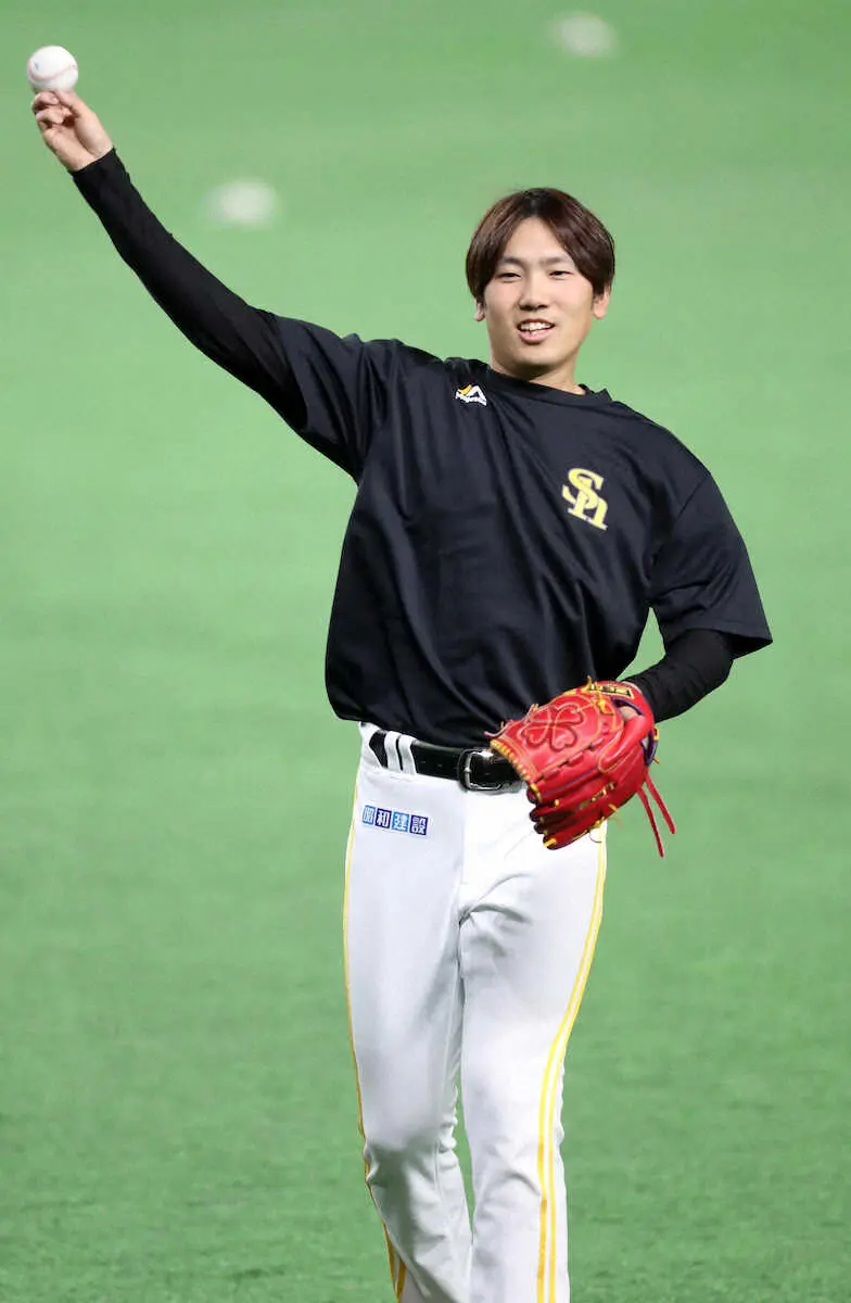 【画像・写真】ソフトB・石川、7日OP戦初登板　テーマはフォークの精度アップ