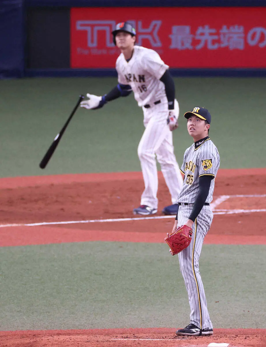 【画像・写真】阪神・才木　“三振しない男”正尚を2打席連続三振斬り　大谷＆村上からも奪い「自信になりました」