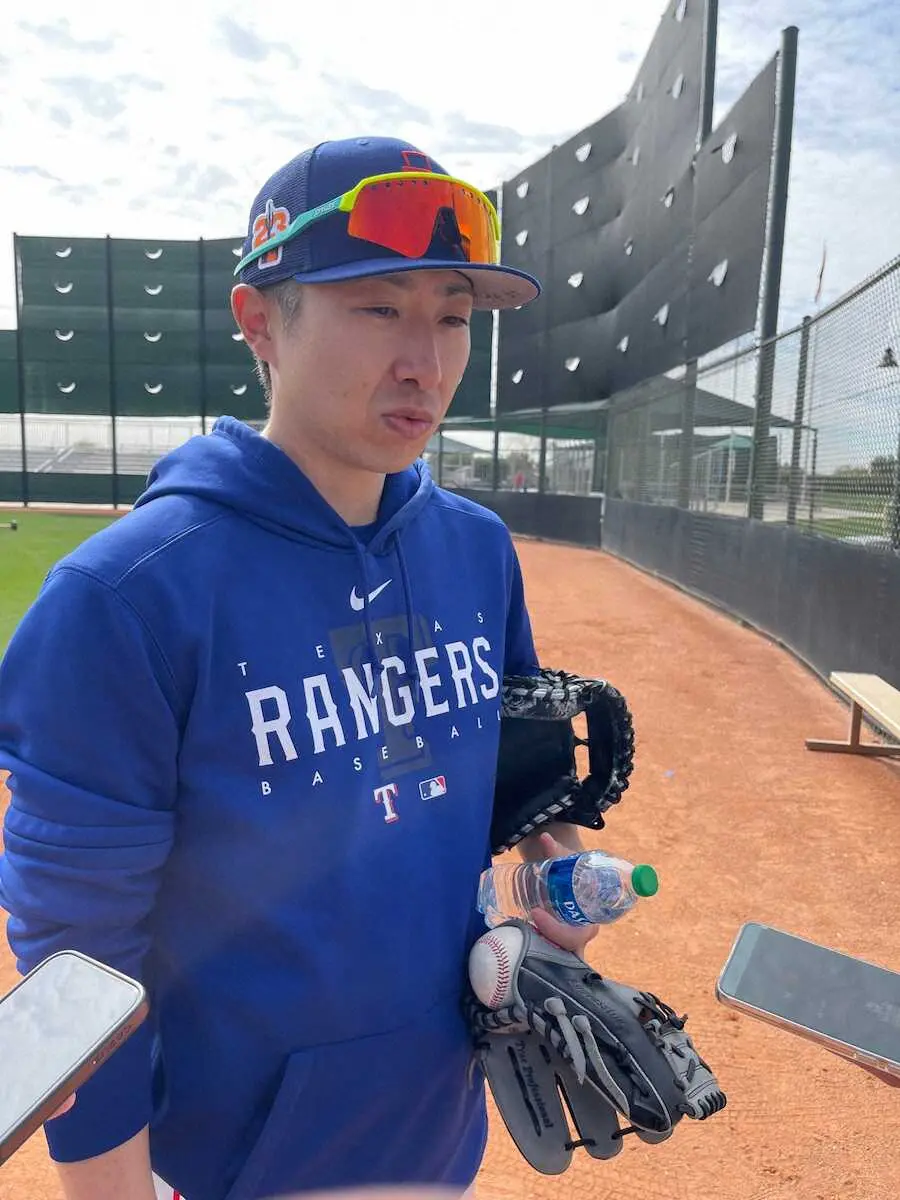 【画像・写真】筒香初ライブBP＆コーチ留学中の日本ハム金子特命コーチとの居残り特打に「大変ぜいたくな時間でした」