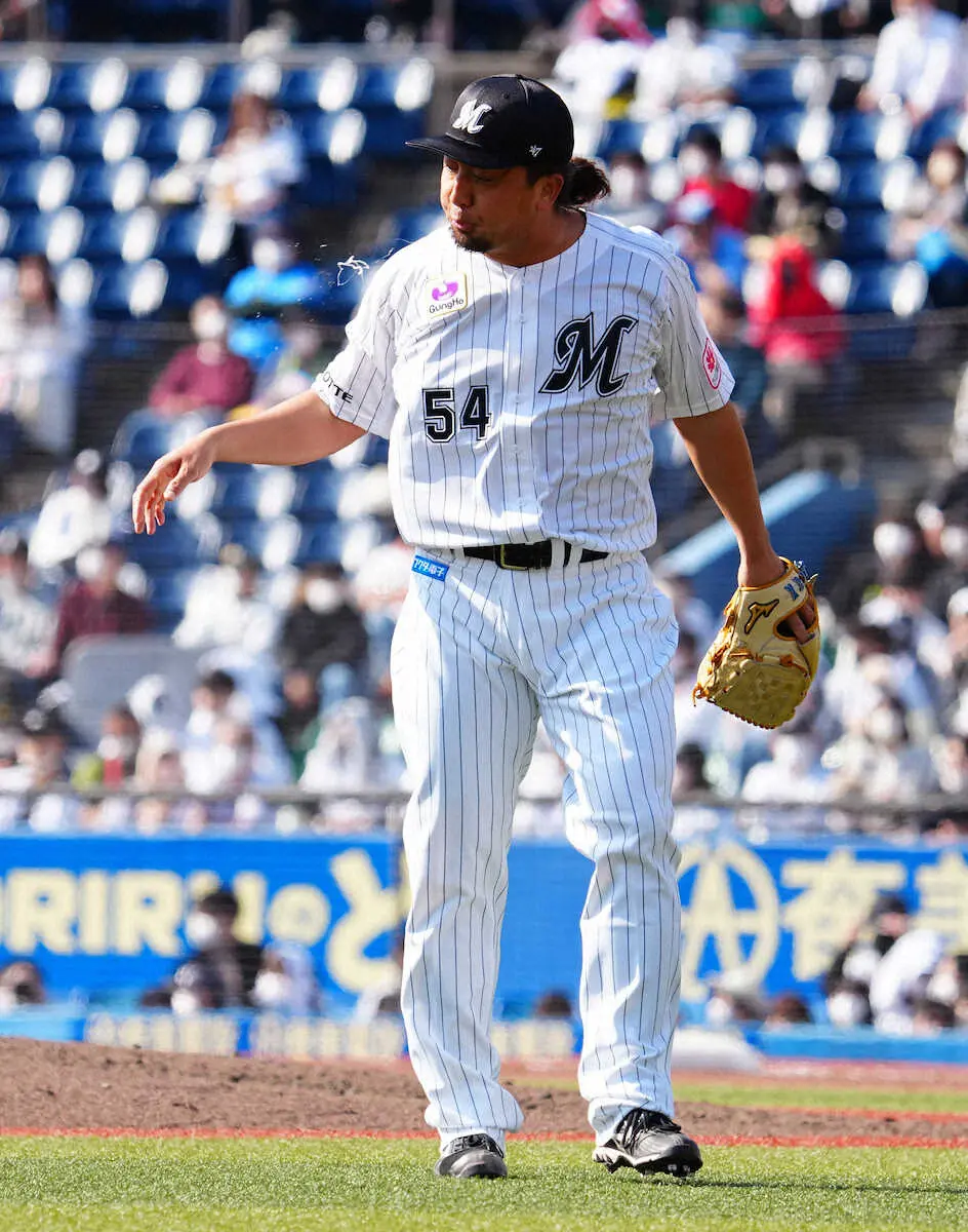 【画像・写真】ロッテ復帰の沢村　ランニング本塁打浴び…対外試合初登板は1回3安打4失点