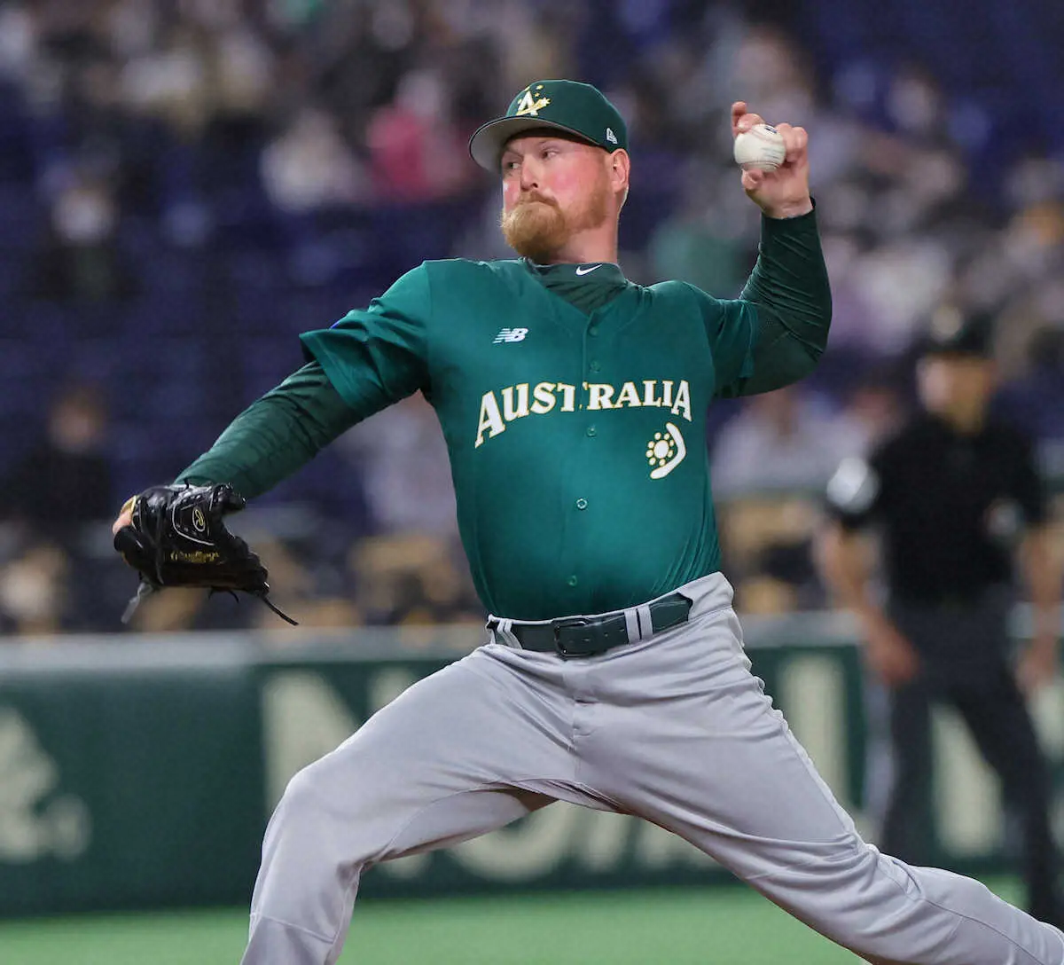 【画像・写真】【WBC】グダグダ判定で試合中断　豪州の投手交代に審判「待った！」