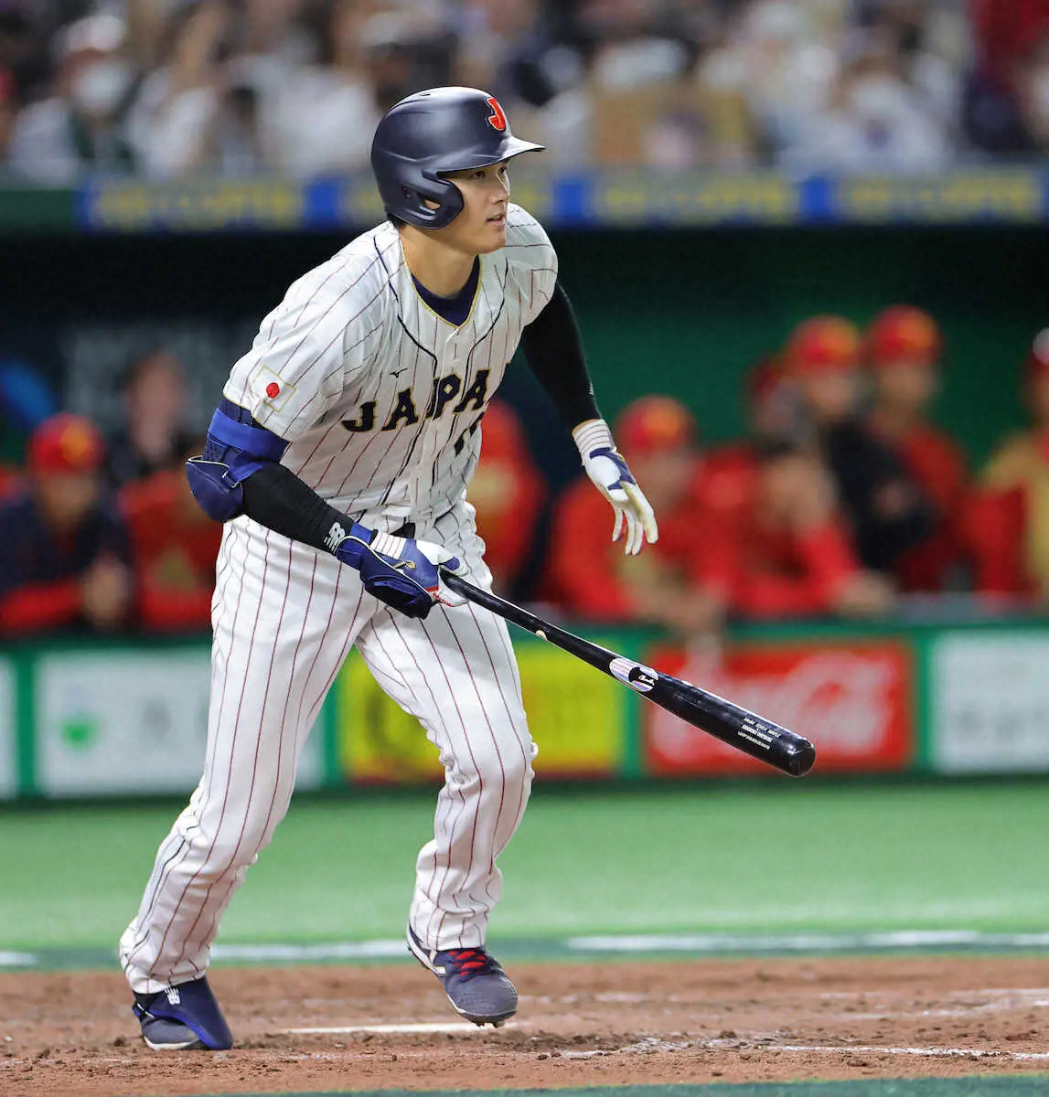 【画像・写真】侍打線が爆発！　大谷の安打が口火　8回に打者一巡4得点の猛攻で中国を突き放す