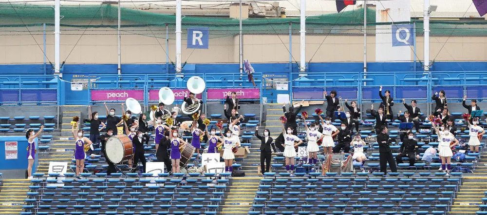 【画像・写真】明大上田、慶大広瀬ら注目選手そろう東京六大学野球　観客も声援送れる「応援席」復活！
