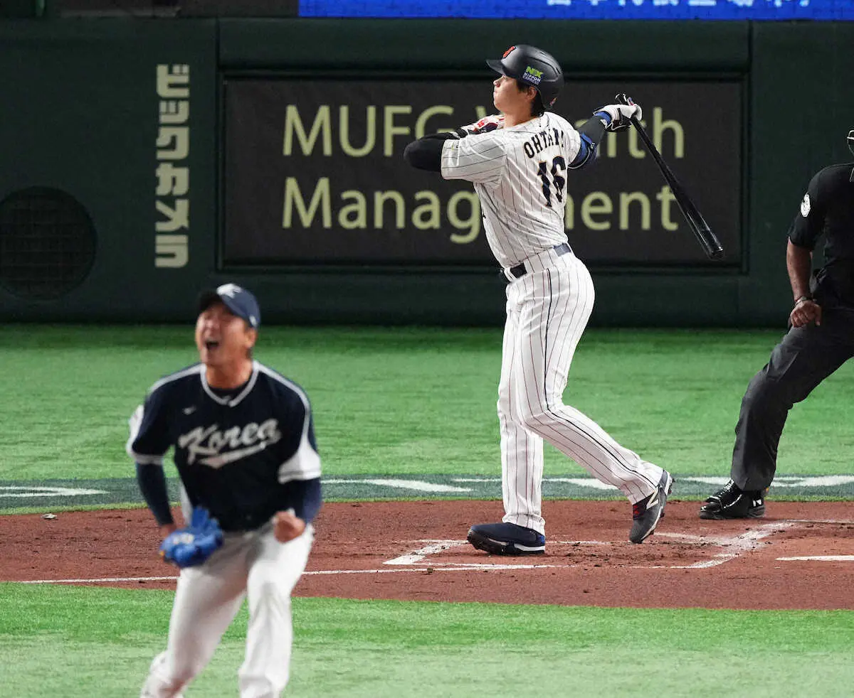 【画像・写真】大谷翔平　大チャンスで申告敬遠、場内大ブーイングも…　日本は逆転に成功