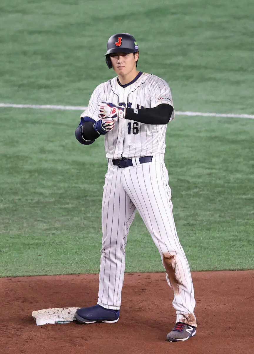 【画像・写真】大谷翔平　渡米後自己3位の打球速度191キロ！超速右越え適時二塁打　三盗も決めた！