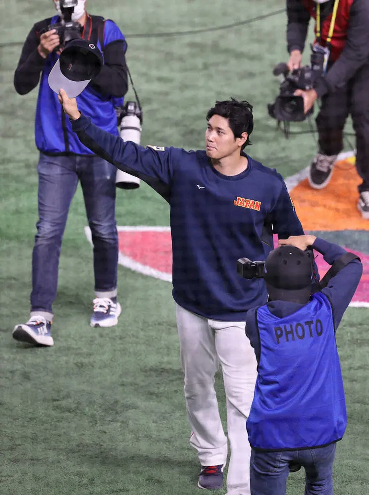 【画像・写真】侍・大谷　準決勝、決勝の登板予定は「全然、まだ何も話していない」