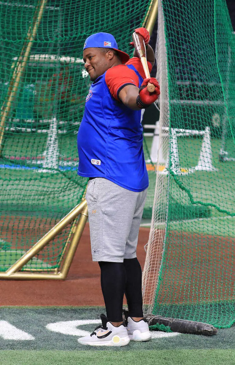 【画像・写真】【WBC】キューバ・デスパイネ主将「私たちの義務は勝つこと」ラテンのリズムでオーストラリア撃ち誓う