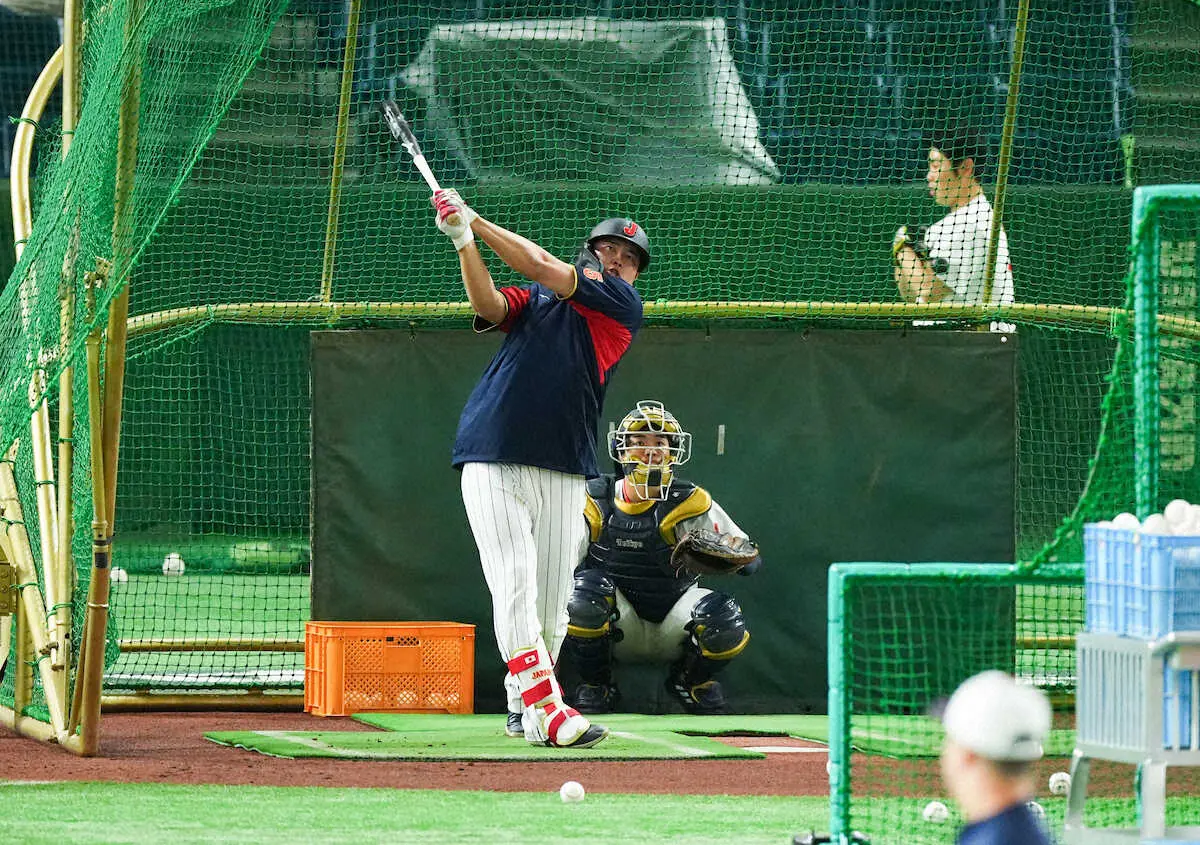 【画像・写真】【侍ジャパン】不振の4番・村上「勝てるように」連呼　誠也動画から元気、ダル金言から勇気
