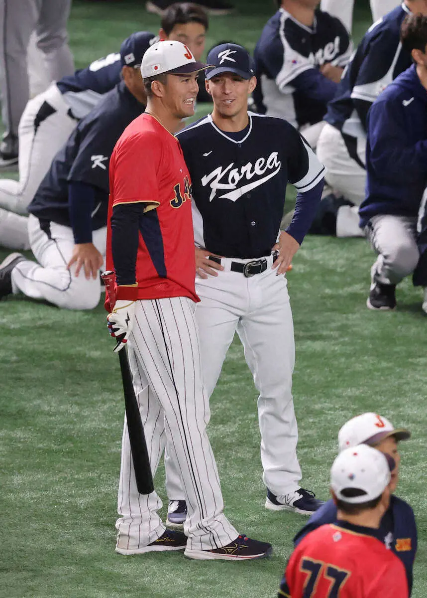 【画像・写真】韓国代表でWBC出場のエドマンが日本の応援で驚いたこと明かす　同僚のヌートバーは「本当に幸せそう」