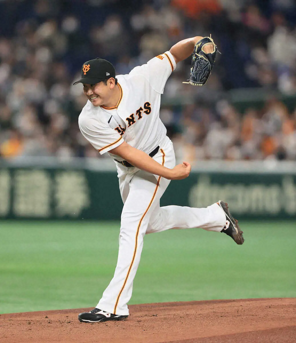 【画像・写真】巨人菅野　日本ハム戦は1回1失点で降板…ネットから不安の声も　「心配や…」「どうか無事であってくれ」