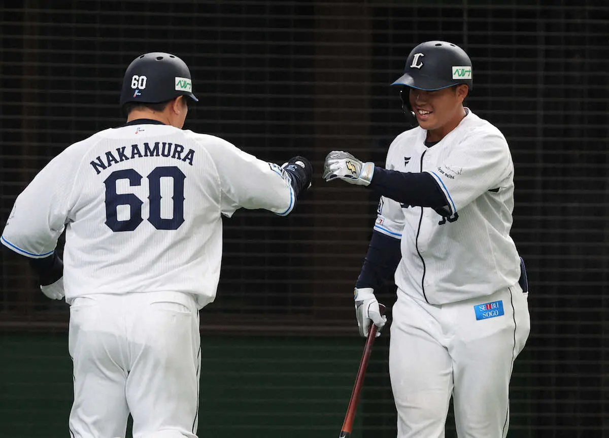 【画像・写真】西武の大阪桐蔭コンビ　おかわり＆仲三河が代打2者連続アーチ