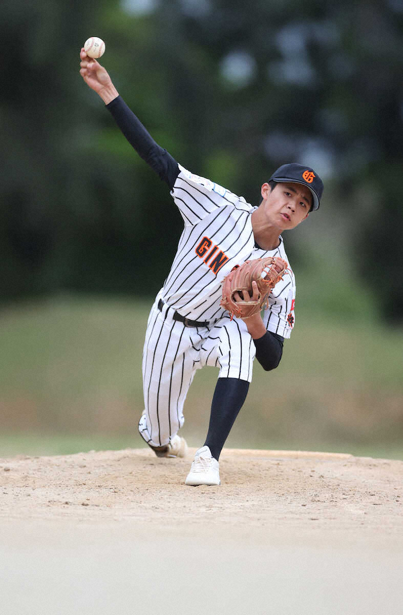 【画像・写真】宜野湾ポニーズ　ソフトB東浜の“はとこ”最速141キロ右腕・東浜成和「一勝一勝積み重ねて」全国制覇を