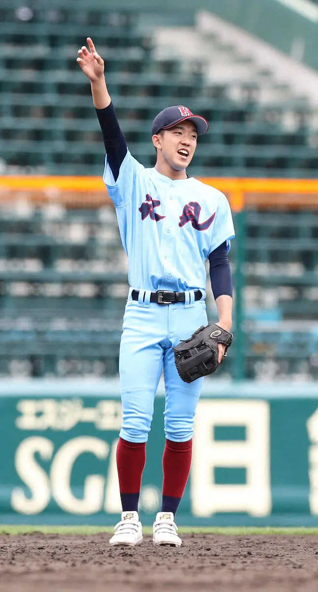 【画像・写真】【センバツ】21世紀枠・氷見　王貞治氏親戚の西川　山梨学院戦に「2番・遊撃」で先発