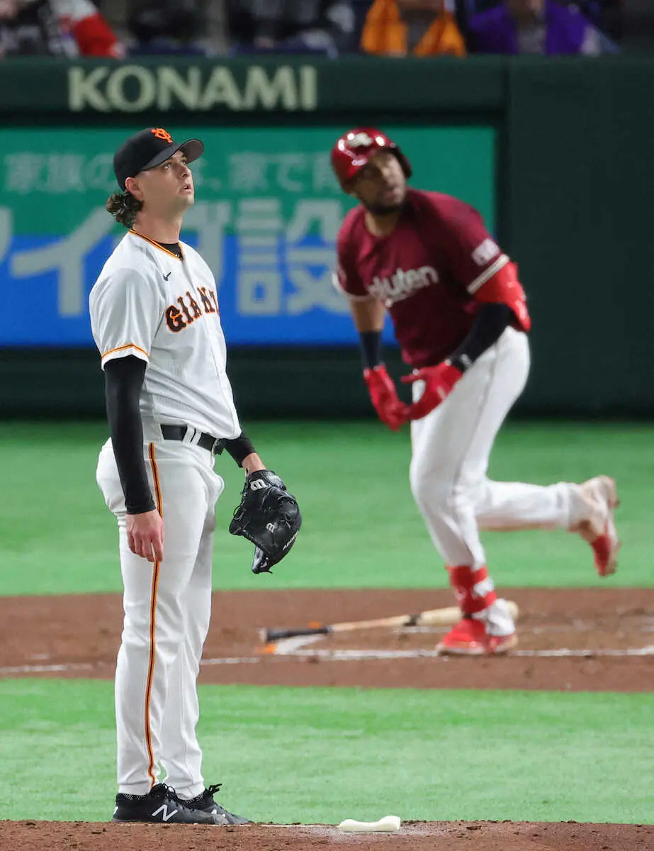 【画像・写真】巨人・ビーディ　開幕投手へ課題残す　本拠地初登板で3回1/3を2被弾3失点