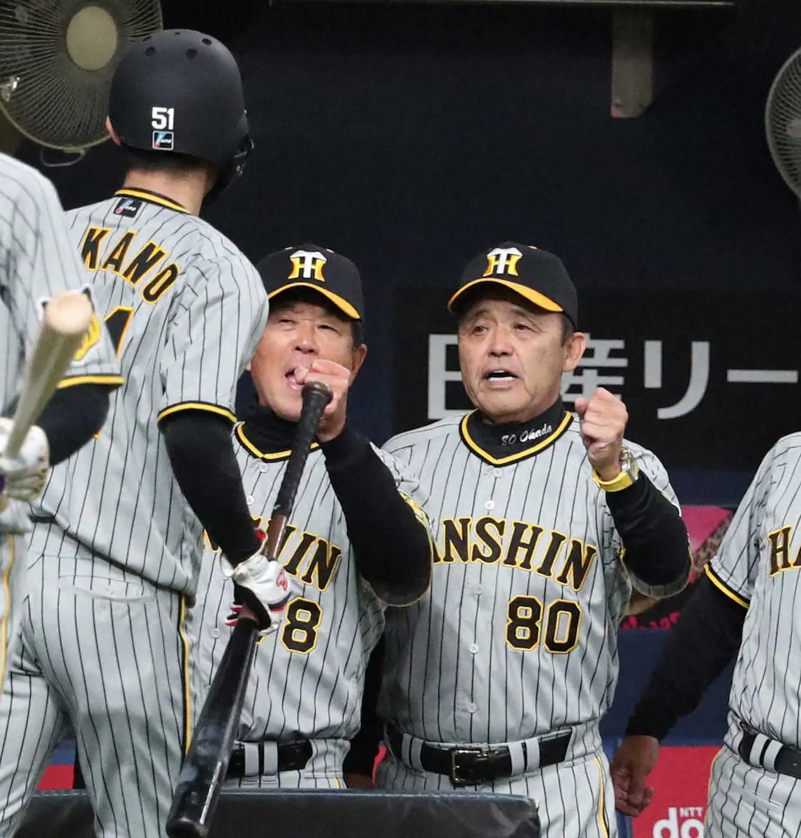 【画像・写真】阪神・岡田監督　OP戦12球団得点ランキング1位にご満悦　「ちゃんと数字が表している」