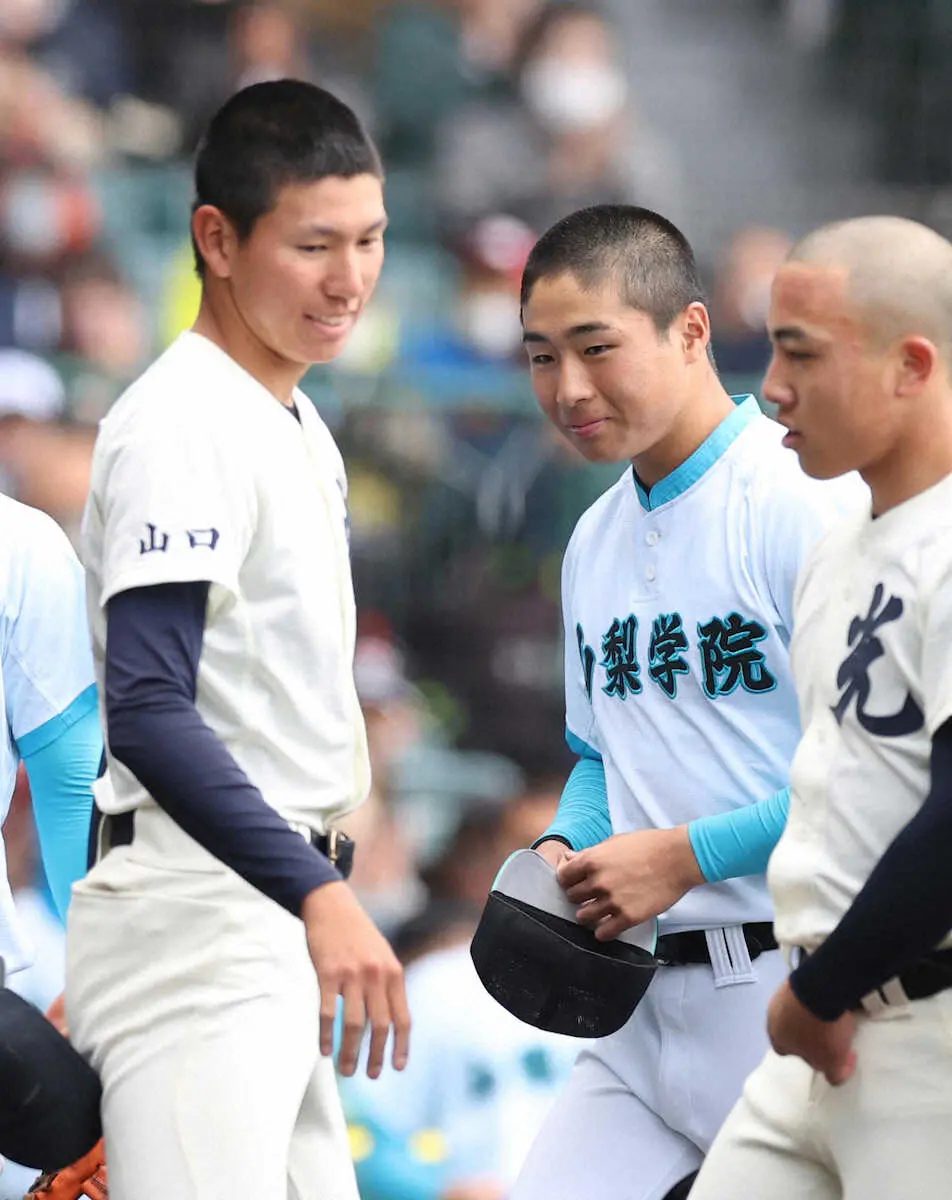 【画像・写真】【センバツ】初戦完封の光のエース升田は7回2/3、7失点で敗戦「夏は歓喜の拍手にしたい」