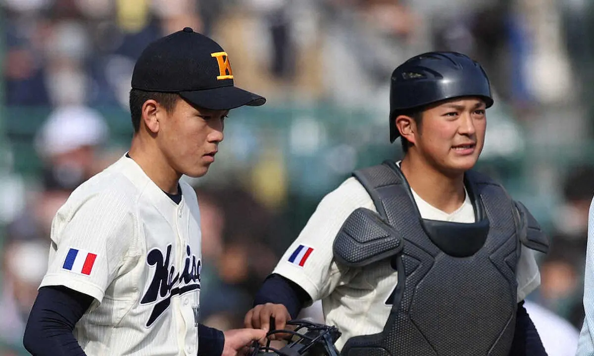 【画像・写真】海星・吉田　“広陵のボンズ”真鍋封じた　夏へ手応え「強打者相手に自分のピッチングを貫けた」