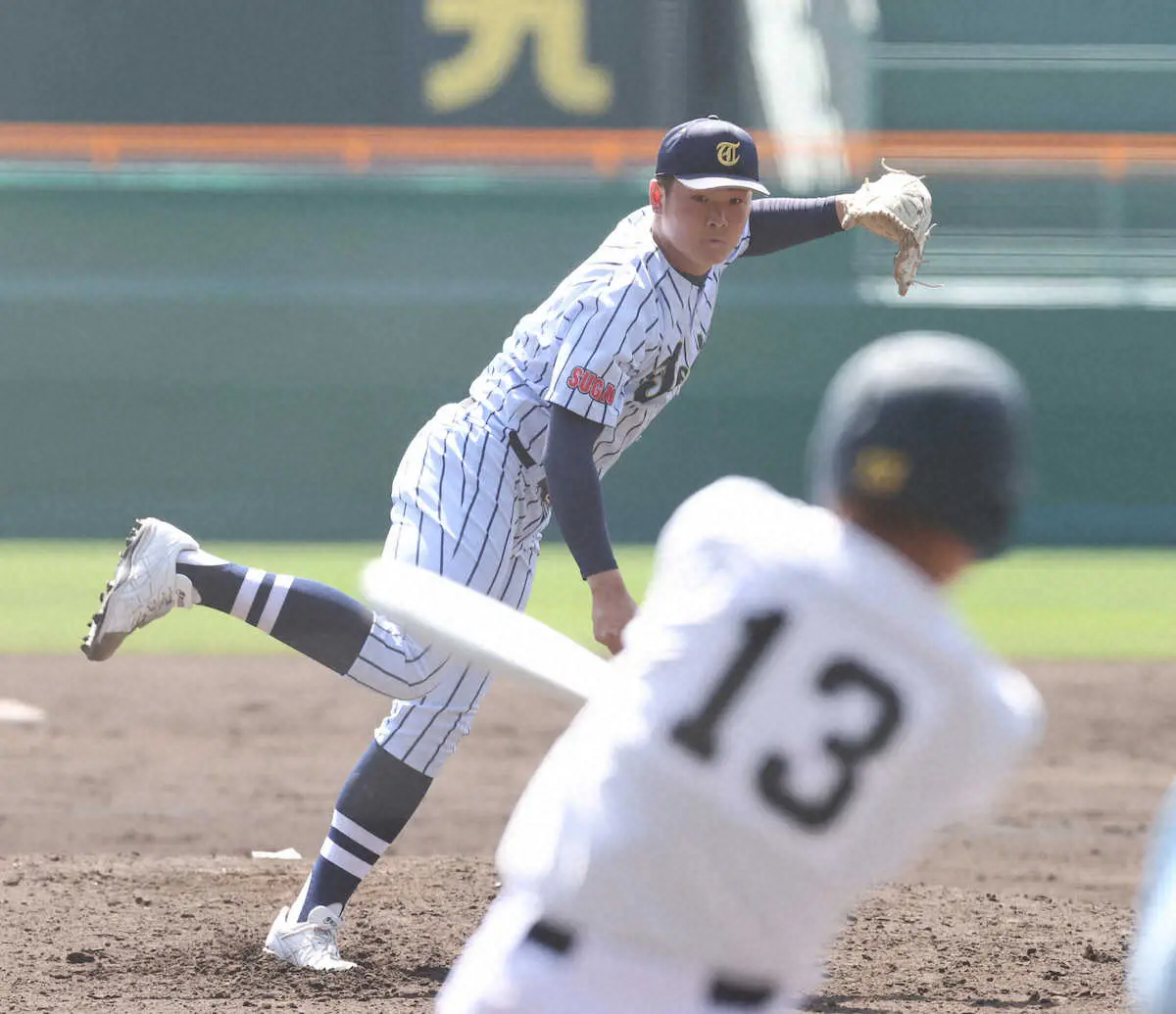 【画像・写真】【センバツ】東海大菅生が8強進出！長身右腕・日当が完封　大阪桐蔭に続き1－0勝利