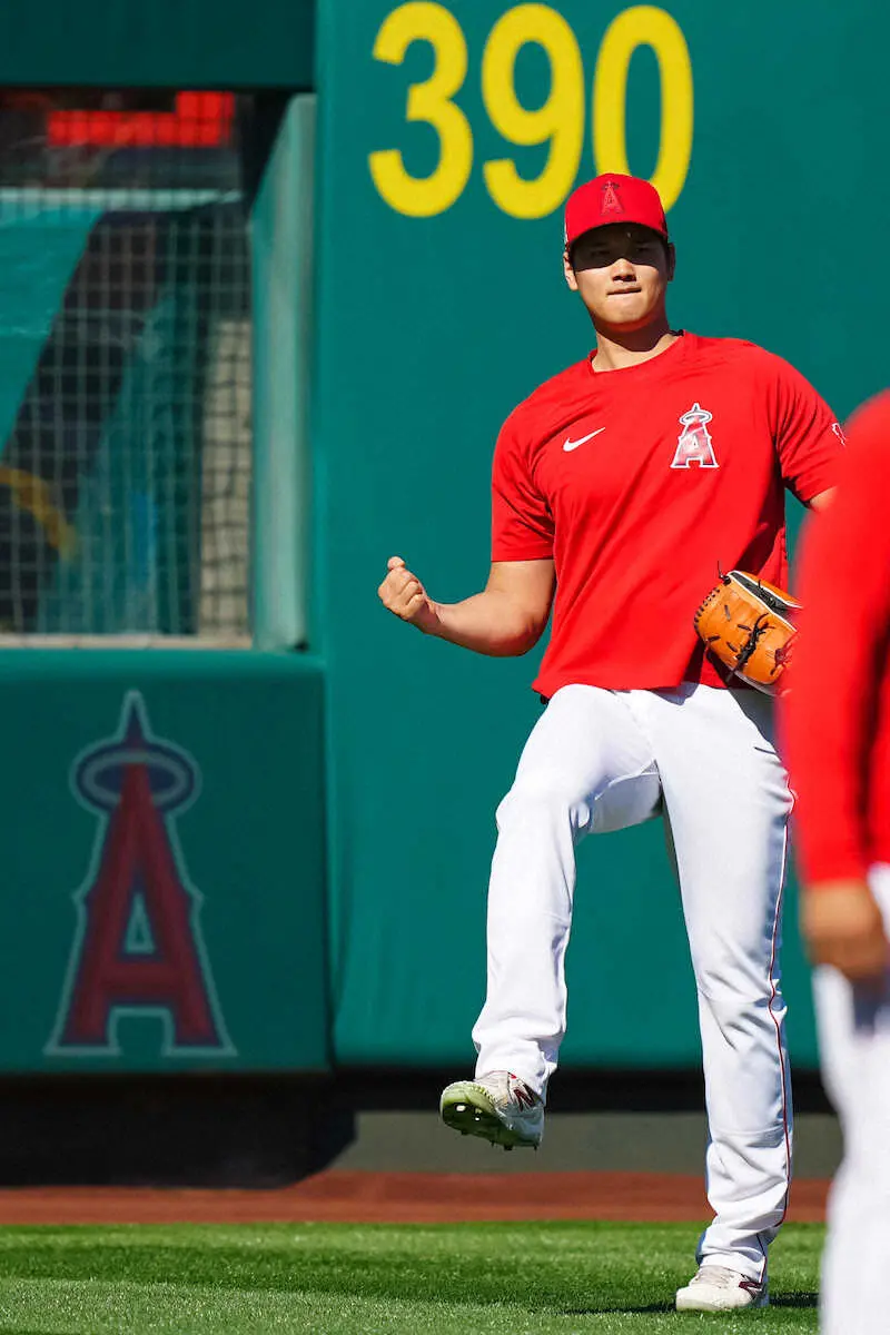 【画像・写真】大谷　本拠地今季初見参　ドジャース戦に「3番・DH」で13戦連続安打なるか
