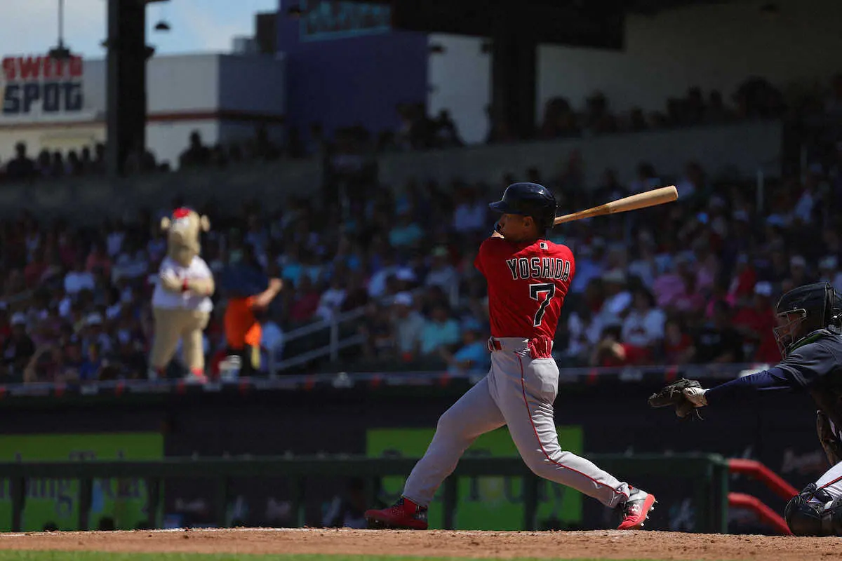【画像・写真】レッソドックス・吉田　WBC後待望の初安打「ここまでは順調に来られている」