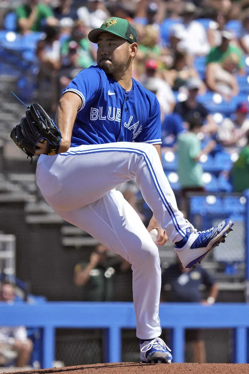 【画像・写真】ブルージェイズ・雄星　2回2/3を無安打6K零封　オープン戦は7試合で防御率0・87