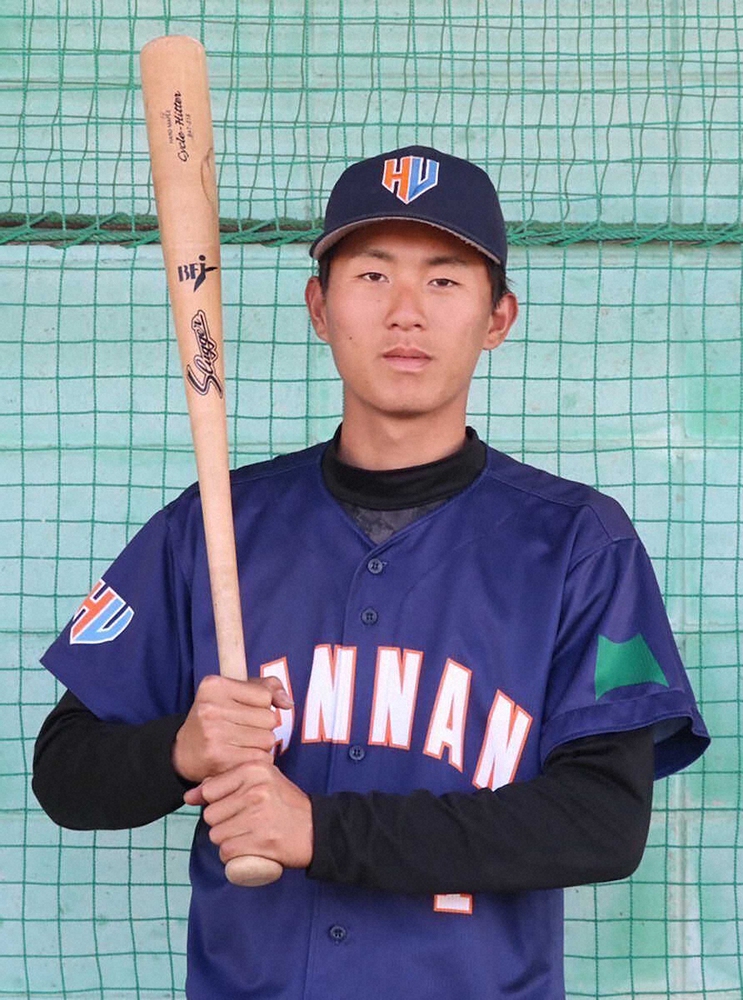 【画像・写真】【近畿学生野球のキーマン】阪南大・広岡主将　首位打者が神宮へのパスポート　「下剋上」を体現する