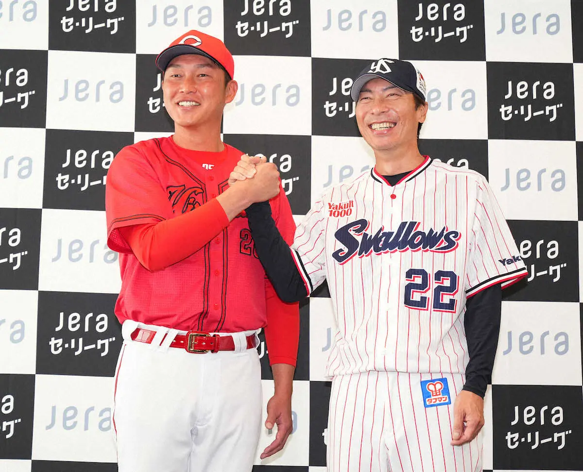 【画像・写真】ヤクルト・高津監督　広島・新井監督と舌戦　「胸を借りるつもりで…」宣戦布告に「貸しません」