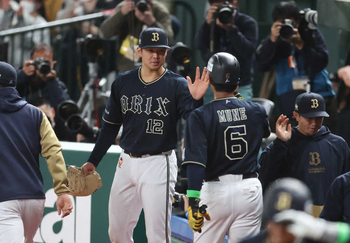 【画像・写真】オリの剛腕・舜平大　堂々初陣にSNSもワクワク「えぐっ」「こいつやべーぞ」「たいしたもんだ」